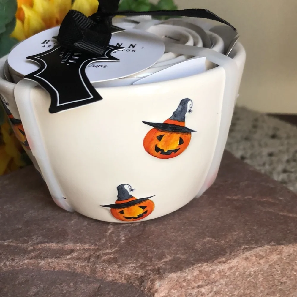Rae Dunn Halloween Jack O Lantern Measuring Cups
